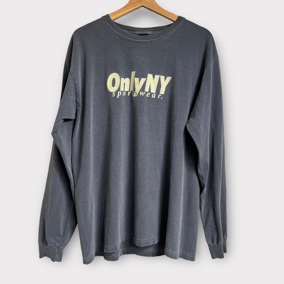 OnlyNY Sportswear Court Logo Long Sleeve Shirt - Picture 1 of 6